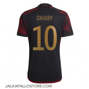 Saksa Serge Gnabry #10 Vieraspaita MM-kisat 2022 Lyhythihainen